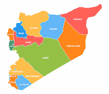 Map of Syria
